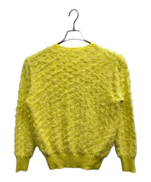 LOUNIE（ルーニー）LOUNIE (ルーニー) カットジャカードニットプルオーバー イエロー サイズ:Freeの古着・服飾アイテム