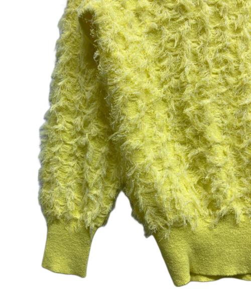 LOUNIE（ルーニー）LOUNIE (ルーニー) カットジャカードニットプルオーバー イエロー サイズ:Freeの古着・服飾アイテム