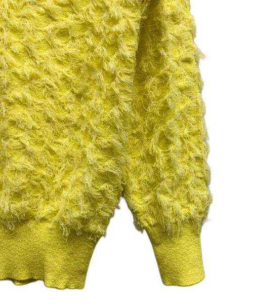 LOUNIE（ルーニー）LOUNIE (ルーニー) カットジャカードニットプルオーバー イエロー サイズ:Freeの古着・服飾アイテム