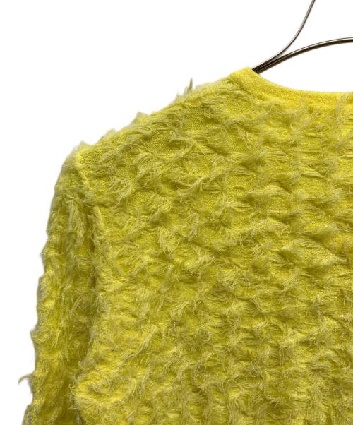 LOUNIE（ルーニー）LOUNIE (ルーニー) カットジャカードニットプルオーバー イエロー サイズ:Freeの古着・服飾アイテム