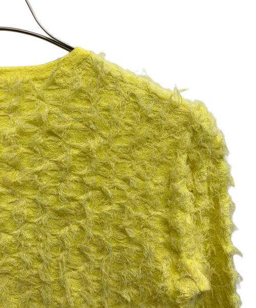 LOUNIE（ルーニー）LOUNIE (ルーニー) カットジャカードニットプルオーバー イエロー サイズ:Freeの古着・服飾アイテム