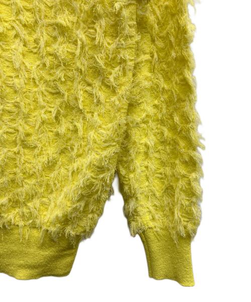 LOUNIE（ルーニー）LOUNIE (ルーニー) カットジャカードニットプルオーバー イエロー サイズ:Freeの古着・服飾アイテム