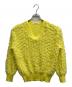 LOUNIE（ルーニー）の古着「カットジャカードニットプルオーバー」｜イエロー
