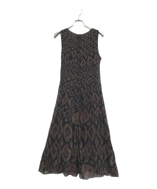 Jean Paul GAULTIER（ジャンポールゴルチェ）Jean Paul GAULTIER (ジャンポールゴルチェ) シルクノースリーブワンピース ブラック サイズ:40の古着・服飾アイテム