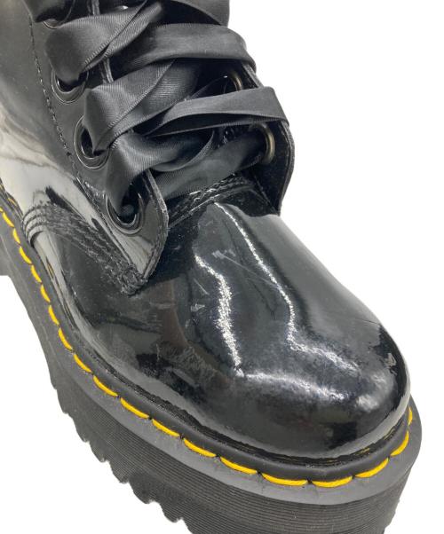 Dr.Martens（ドクターマーチン）Dr.Martens (ドクターマーチン) MOLLY PATENT 6ホールブーツ ブラック サイズ:UK5の古着・服飾アイテム