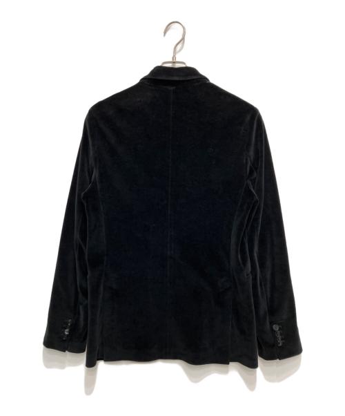 CIRCOLO 1901（チルコロ1901）Circolo 1901 (チルコロ1901) ベロアテーラードジャケット ブラック サイズ:46の古着・服飾アイテム