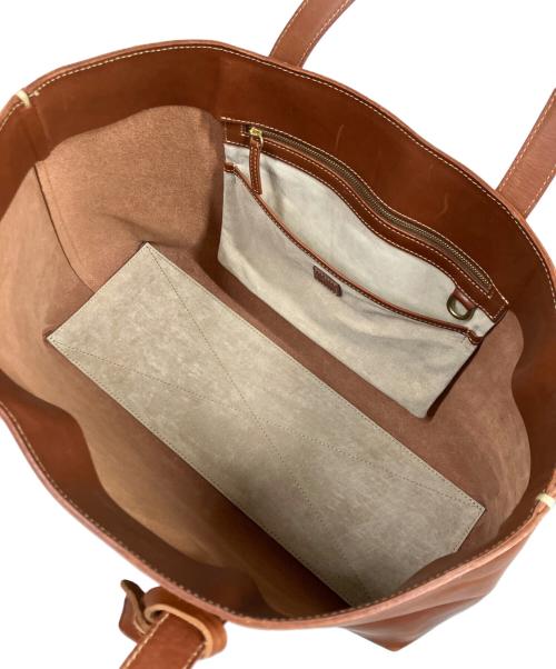 土屋鞄（ツチヤカバン）土屋鞄 (ツチヤカバン) ディアリオ ラージトート ブラウンの古着・服飾アイテム