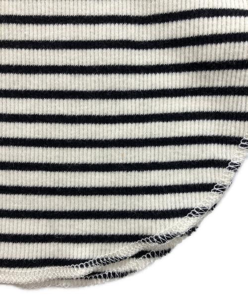 L'appartement（アパルトモン）L'appartement (アパルトモン) BORDER RIB LONGSLEEVE T-SHIRT ホワイト サイズ:freeの古着・服飾アイテム