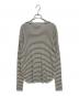 L'appartement (アパルトモン) BORDER RIB LONGSLEEVE T-SHIRT ホワイト サイズ:free：6000円
