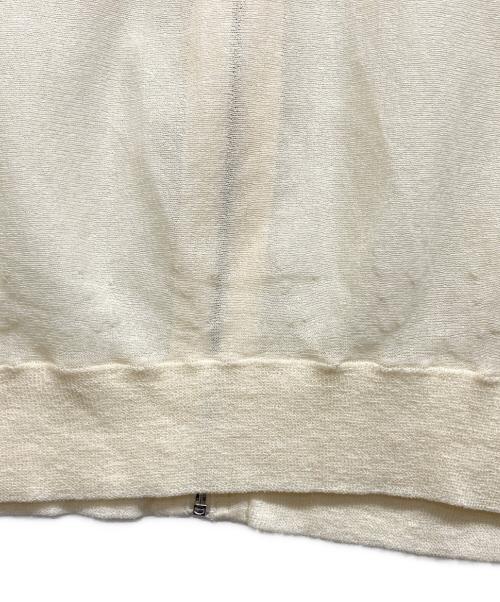 theory（セオリー）theory (セオリー) SHEER CREPE ZIP BLOUSON HOODIE ベージュ サイズ:Sの古着・服飾アイテム