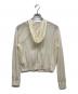 theory (セオリー) SHEER CREPE ZIP BLOUSON HOODIE ベージュ サイズ:S：7000円