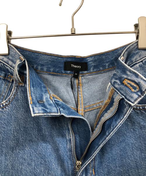 theory（セオリー）theory (セオリー) Relaxed Denim Wide Jean インディゴ サイズ:26 未使用品の古着・服飾アイテム