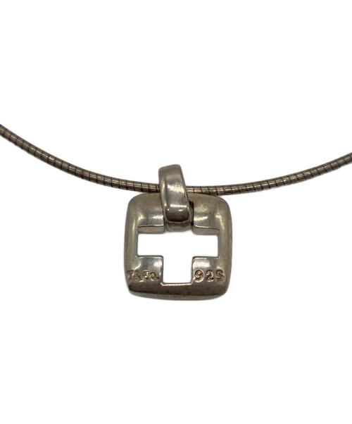 TIFFANY & Co.（ティファニー アンド コー）TIFFANY & Co. (ティファニー) オープンクロススクエアチョーカー サイズ:下記参照の古着・服飾アイテム