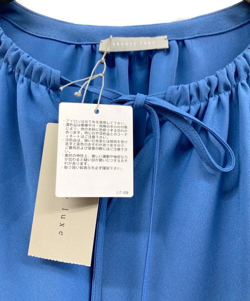 theory luxe（セオリーリュクス）theory luxe (セオリーリュクス) Marvine Nolia ブラウス ブルー サイズ:38の古着・服飾アイテム