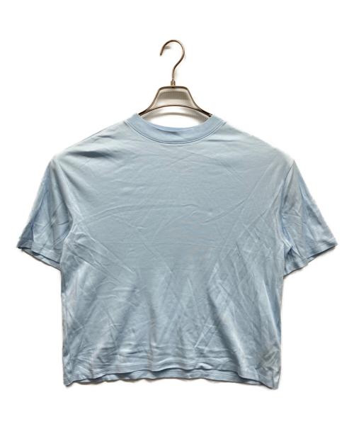 theory（セオリー）theory (セオリー) Clinton Knit N Easy SS Crew ブルー サイズ:Sの古着・服飾アイテム