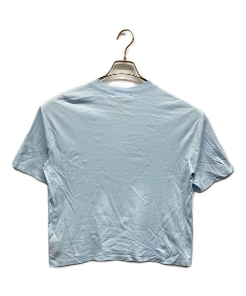 theory（セオリー）theory (セオリー) Clinton Knit N Easy SS Crew ブルー サイズ:Sの古着・服飾アイテム