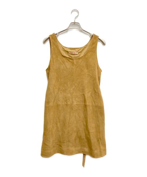 BACCA（バッカ）BACCA (バッカ) ゴートスエードタンクトップチュニック ベージュ サイズ:36の古着・服飾アイテム