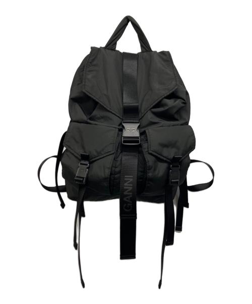 GANNI（ガニー）GANNI (ガニー) Recycled Tech Backpack ブラックの古着・服飾アイテム