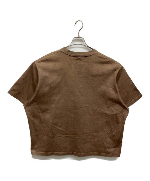 neru design works（ネルデザインワークス）neru design works (ネルデザインワークス) LOST (ロスト) 半袖Tシャツ ブラウン サイズ:Mの古着・服飾アイテム