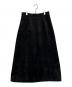 EPOCA (エポカ) モールスキンニット Aラインスカート ブラック サイズ:40：5000円