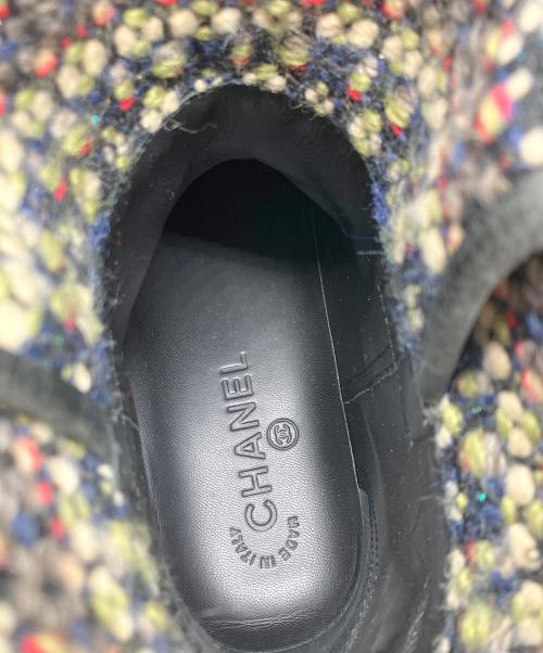 CHANEL（シャネル）CHANEL (シャネル) ブーツ ブラック サイズ:37の古着・服飾アイテム