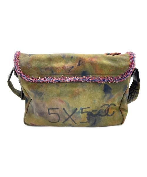 CHANEL（シャネル）CHANEL (シャネル) 15C Graffiti On The Pavement サッチェル バッグ A92790 オリーブ サイズ:-の古着・服飾アイテム