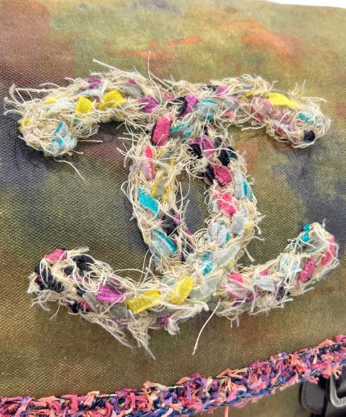 CHANEL（シャネル）CHANEL (シャネル) 15C Graffiti On The Pavement サッチェル バッグ A92790 オリーブ サイズ:-の古着・服飾アイテム