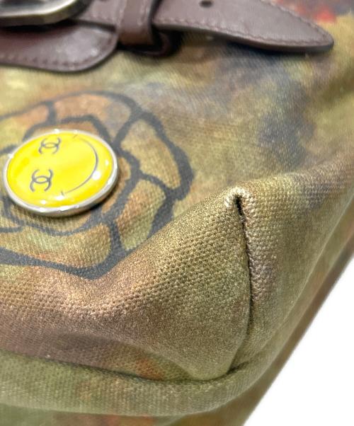 CHANEL（シャネル）CHANEL (シャネル) 15C Graffiti On The Pavement サッチェル バッグ A92790 オリーブ サイズ:-の古着・服飾アイテム