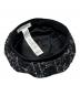 中古・古着 Christian Dior (クリスチャン ディオール) Tweed beret/ツイードベレー帽 サイズ:FREE：50000円