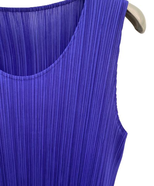 PLEATS PLEASE（プリーツプリーズ）PLEATS PLEASE (プリーツプリーズ) ノースリーブブラウス パープル サイズ:4の古着・服飾アイテム