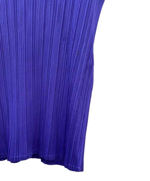 PLEATS PLEASE（プリーツプリーズ）PLEATS PLEASE (プリーツプリーズ) ノースリーブブラウス パープル サイズ:4の古着・服飾アイテム