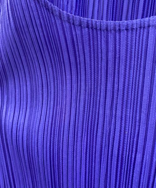 PLEATS PLEASE（プリーツプリーズ）PLEATS PLEASE (プリーツプリーズ) ノースリーブブラウス パープル サイズ:4の古着・服飾アイテム