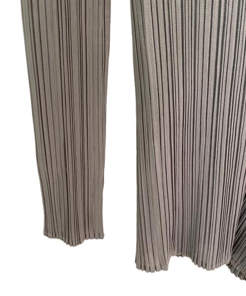 PLEATS PLEASE（プリーツプリーズ）PLEATS PLEASE (プリーツプリーズ) プルオーバーシャツ グレー サイズ:3の古着・服飾アイテム