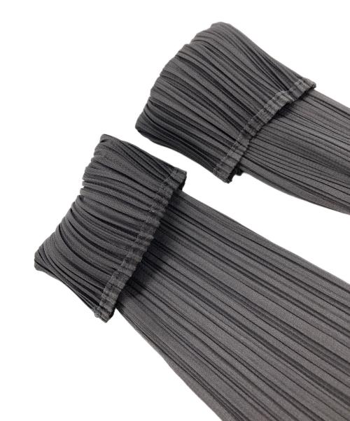 PLEATS PLEASE（プリーツプリーズ）PLEATS PLEASE (プリーツプリーズ) ロングカーディガン グレー サイズ:3の古着・服飾アイテム