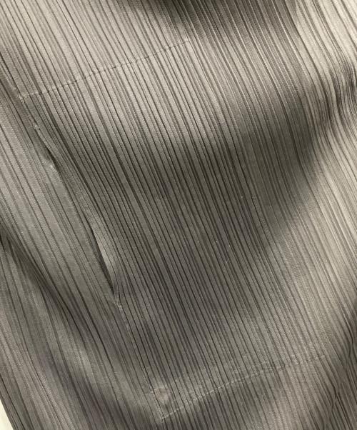 PLEATS PLEASE（プリーツプリーズ）PLEATS PLEASE (プリーツプリーズ) ロングカーディガン グレー サイズ:3の古着・服飾アイテム