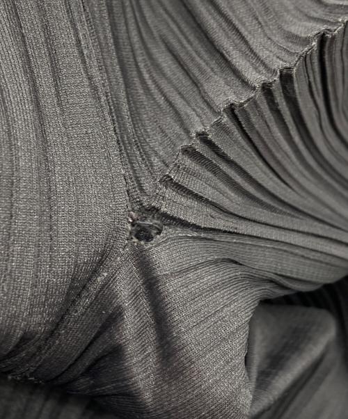 PLEATS PLEASE（プリーツプリーズ）PLEATS PLEASE (プリーツプリーズ) ロングカーディガン グレー サイズ:3の古着・服飾アイテム