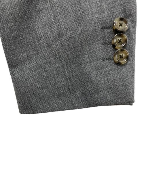 LARDINI（ラルディーニ）LARDINI (ラルディーニ) ポリエステルウール ホップサック 2B シングルジャケット グレー サイズ:48の古着・服飾アイテム