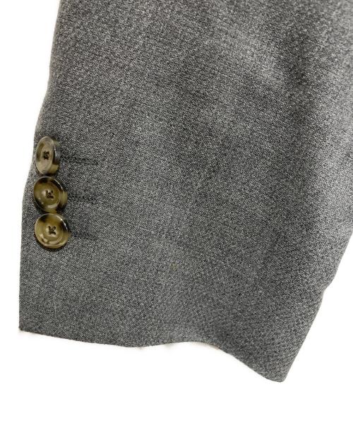 LARDINI（ラルディーニ）LARDINI (ラルディーニ) ポリエステルウール ホップサック 2B シングルジャケット グレー サイズ:48の古着・服飾アイテム