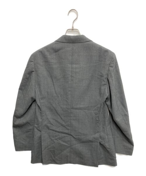 LARDINI（ラルディーニ）LARDINI (ラルディーニ) ポリエステルウール ホップサック 2B シングルジャケット グレー サイズ:48の古着・服飾アイテム