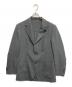 LARDINI（ラルディーニ）の古着「ポリエステルウール ホップサック 2B シングルジャケット」｜グレー