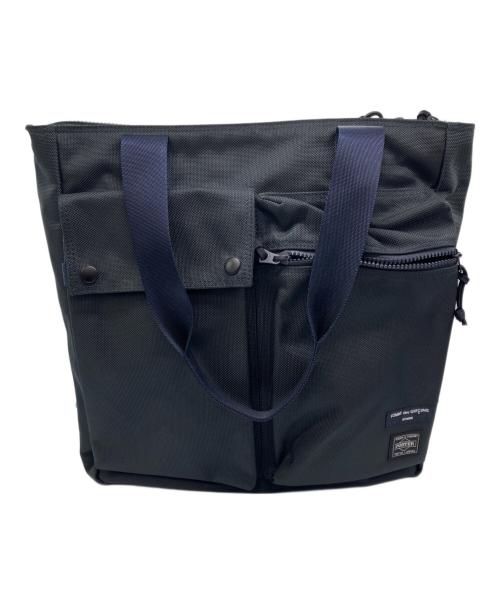 COMME des GARCONS HOMME（コムデギャルソン オム）COMME des GARCONS HOMME (コムデギャルソン オム) PORTER (ポーター) ヘルメットバッグ ネイビーの古着・服飾アイテム