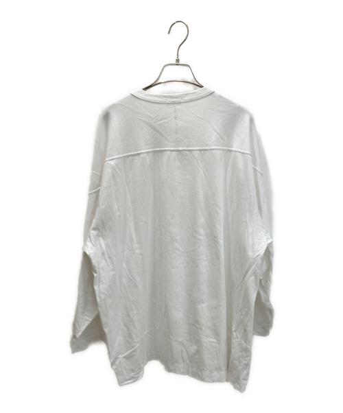 COMOLI（コモリ）COMOLI (コモリ) フットボールTシャツ ホワイト サイズ:3の古着・服飾アイテム
