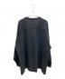 COMOLI (コモリ) フットボールTシャツ ブラック サイズ:3：13000円