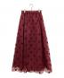 AMERI (アメリ) OTONA MUSE DOT TULLE SKIRT ボルドー サイズ:S：6000円
