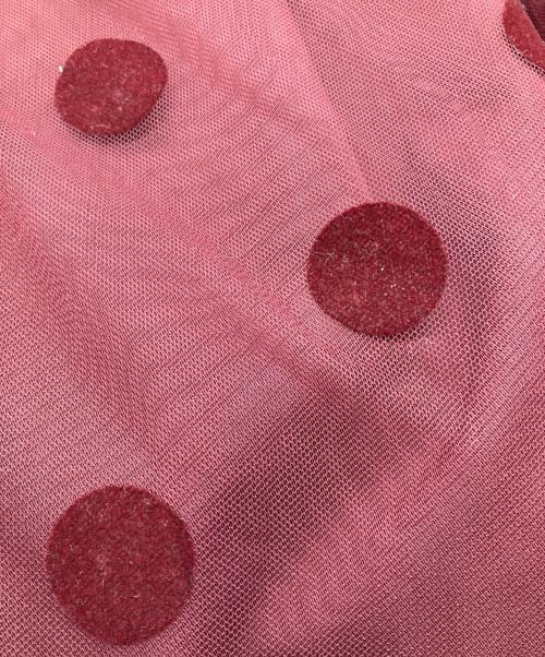 Ameri（アメリ）AMERI (アメリ) OTONA MUSE DOT TULLE SKIRT ボルドー サイズ:Sの古着・服飾アイテム