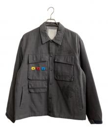 Liberaiders（リベレイダース）の古着「GARMENT DYED MILITARY JACKET」｜グレー