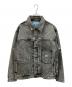Liberaiders（リベレイダース）の古着「BLEACHED DENIM JACKET」｜グレー