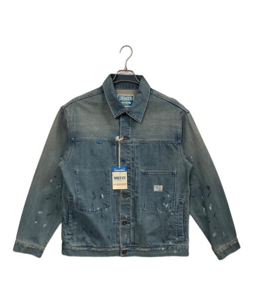 Liberaiders（リベレイダース）Liberaiders (リベレイダース) BLEACHED DENIM JACKET インディゴ サイズ:Sの古着・服飾アイテム