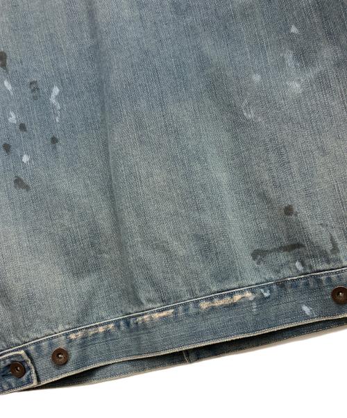 Liberaiders（リベレイダース）Liberaiders (リベレイダース) BLEACHED DENIM JACKET インディゴ サイズ:Sの古着・服飾アイテム