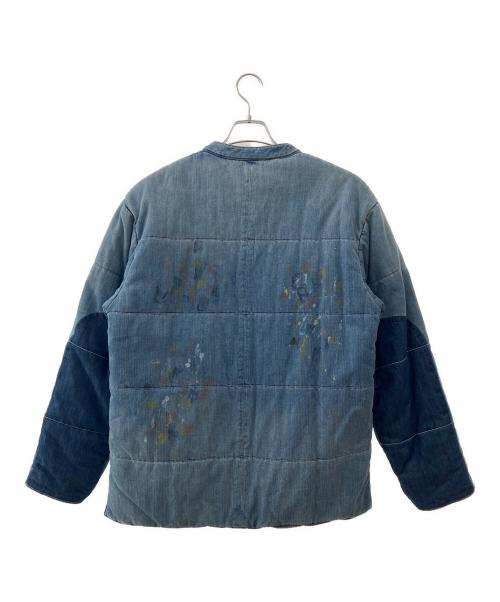 Liberaiders（リベレイダース）Liberaiders (リベレイダース) LR DENIM PUFFER JACKET インディゴ サイズ:Mの古着・服飾アイテム